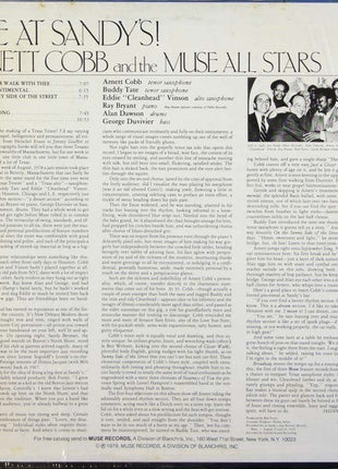 Arnett Cobb And The Muse All Stars : Live At Sandy's! (LP)