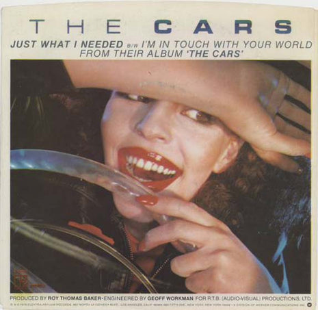The Cars : Just What I Needed B/W I'm In Touch With Your World (7", Single, Spe)