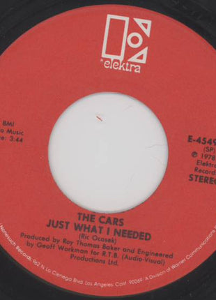 The Cars : Just What I Needed B/W I'm In Touch With Your World (7", Single, Spe)