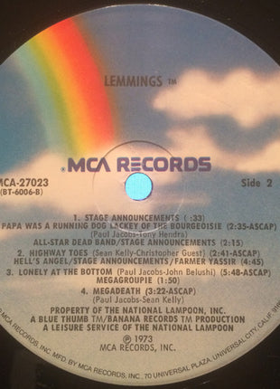 National Lampoon : Lemmings (LP, Album, RE)