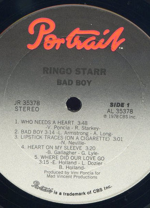 Ringo Starr : Bad Boy (LP, Album, Ter)