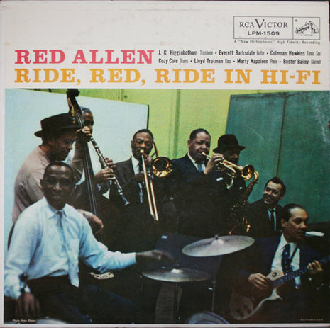 Henry "Red" Allen's All Stars : Ride, Red, Ride In Hi-Fi (LP, Album, Mono)