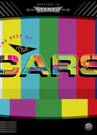 the album cover for The Cars - Moving in Stereo: The Best of the Cars
