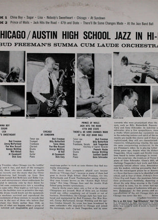 Bud Freeman : Chicago / Austin High School Jazz In Hi-Fi (LP, Album, Mono, Ind)