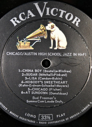 Bud Freeman : Chicago / Austin High School Jazz In Hi-Fi (LP, Album, Mono, Ind)