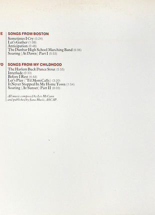 Les McCann : Layers (LP, Album, PR )