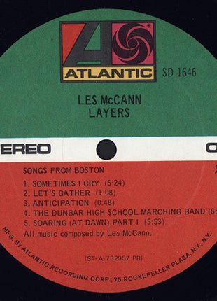 Les McCann : Layers (LP, Album, PR )