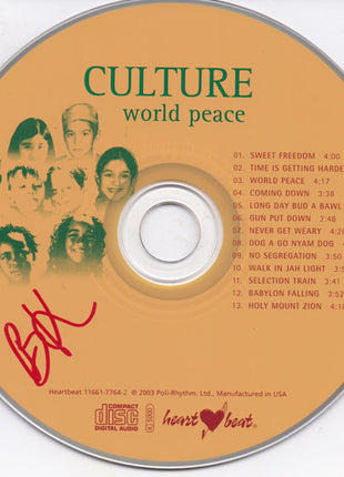 Culture : World Peace (CD, Album)