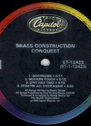 Brass Construction : Conquest (LP, Album, Jac)