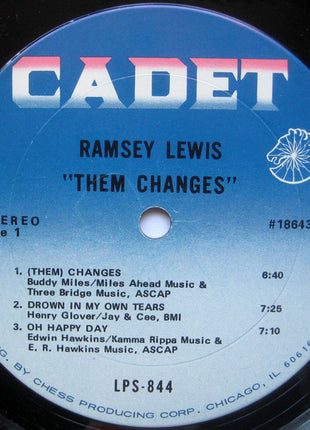Ramsey Lewis : Them Changes (LP, Album)