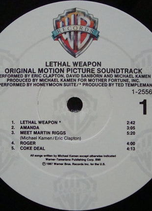 Eric Clapton, David Sanborn, Michael Kamen, Honeymoon Suite : Lethal Weapon Original Motion Picture Soundtrack (LP, Album, SRC)