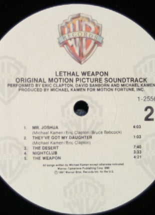 Eric Clapton, David Sanborn, Michael Kamen, Honeymoon Suite : Lethal Weapon Original Motion Picture Soundtrack (LP, Album, SRC)