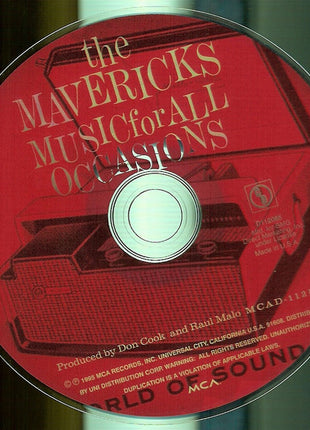 The Mavericks : Music For All Occasions (CD, Album, Club, RE)