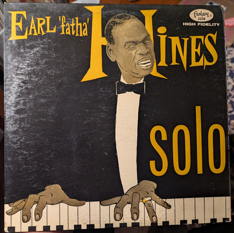Earl Hines : Solo (LP, Album, Mono, Red)