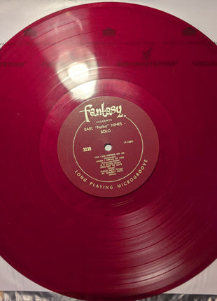 Earl Hines : Solo (LP, Album, Mono, Red)