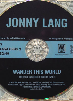 Jonny Lang : Wander This World (CD, Album, RE)