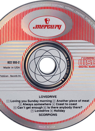 Scorpions : Lovedrive (CD, Album, RP)