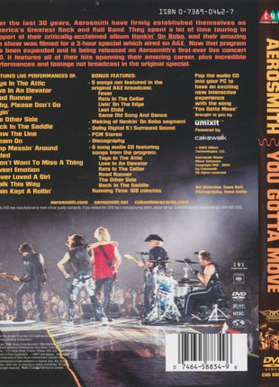 Aerosmith : You Gotta Move (DVD-V, NTSC + CD, MiniAlbum, Enh)