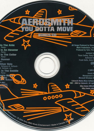 Aerosmith : You Gotta Move (DVD-V, NTSC + CD, MiniAlbum, Enh)