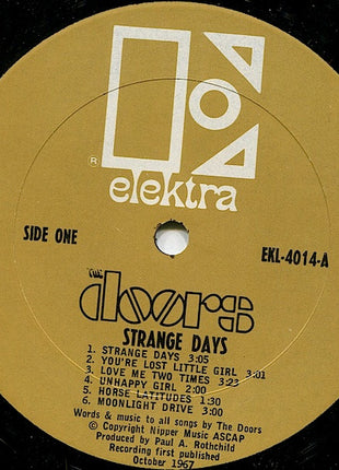 The Doors : Strange Days (LP, Album, Mono, CP,)