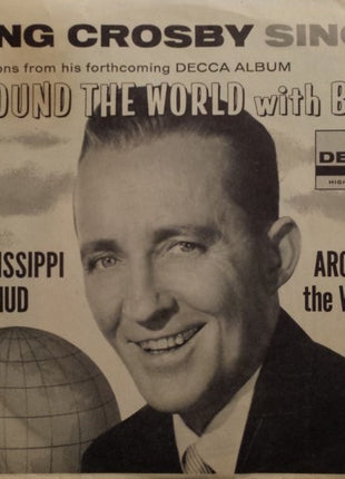 Bing Crosby : Around The World / Mississippi Mud (7", Single, Promo)