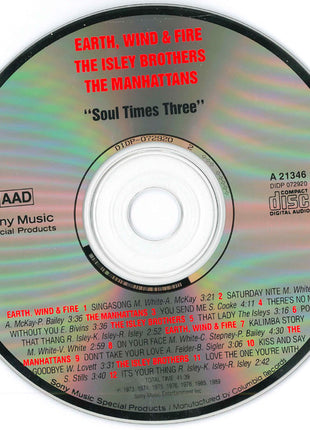 Various : Soul Times Three (CD, Album, Comp)