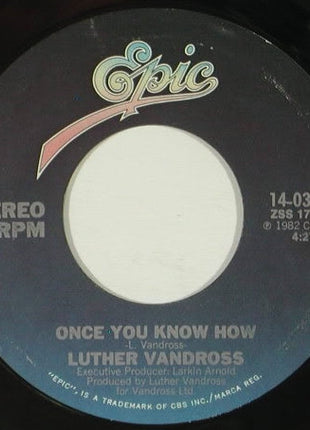 Luther Vandross : Bad Boy/Having A Party / Once You Know How (7", Single)