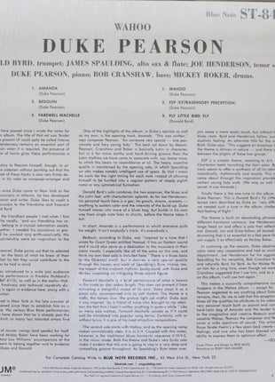 Duke Pearson : Wahoo! (LP, Album, RE, 180)