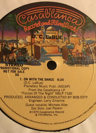 D.C. LaRue : Hot Jungle Drums And Voodoo Rhythm (12", Promo)