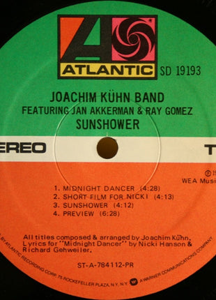 Joachim Kühn Band Featuring Jan Akkerman & Ray Gomez : Sunshower (LP, Album, PR )