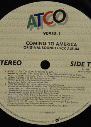 Various : Coming To America (Original Soundtrack Album) (LP, Album)