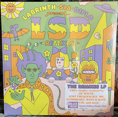 Labrinth, Sia & Diplo Present LSD (53) : LSD Remixes (LP, Album, RE, S/Edition, Rec)