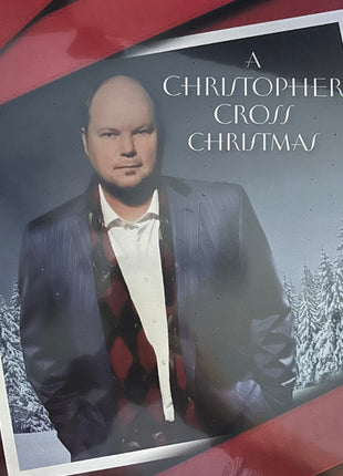 Christopher Cross : A Christopher Cross Christmas (LP, Whi)