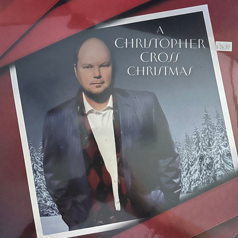 Christopher Cross : A Christopher Cross Christmas (LP, Whi)
