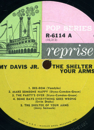 Sammy Davis Jr. : The Shelter Of  Your Arms (LP, Album, Mono)