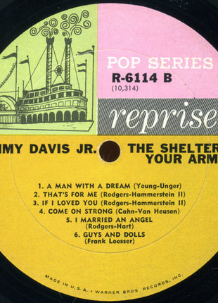Sammy Davis Jr. : The Shelter Of  Your Arms (LP, Album, Mono)
