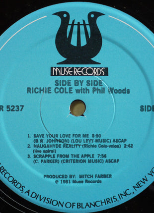 Richie Cole With Phil Woods : Side By Side (LP, Album)