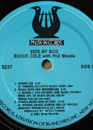 Richie Cole With Phil Woods : Side By Side (LP, Album)