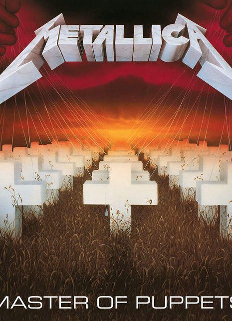the album cover for Metallica - Master Of Puppets (remastered)