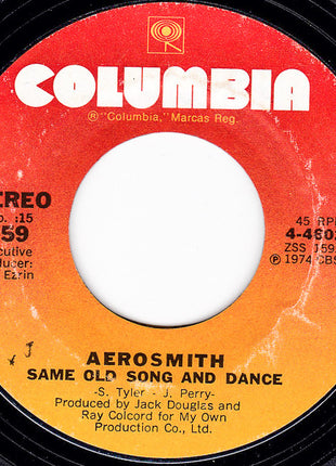 Aerosmith : Same Old Song And Dance (7", Single, Styrene)