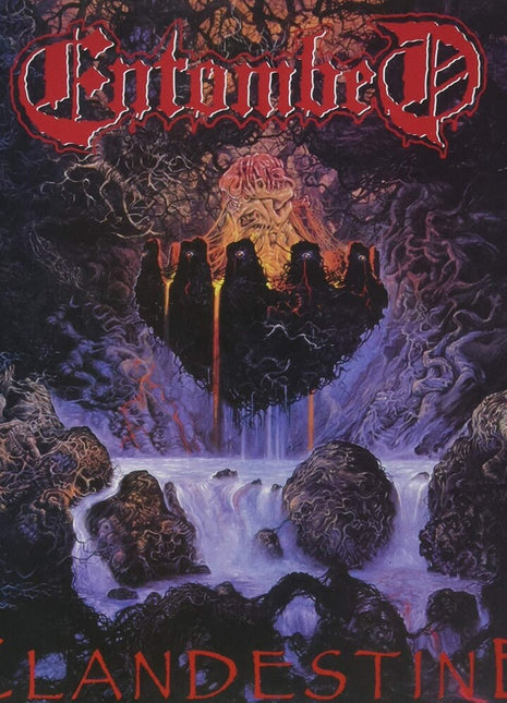 the album cover for Entombed - Clandestine