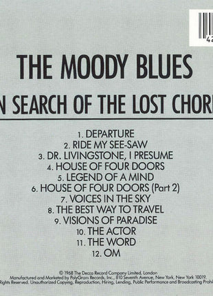 The Moody Blues : In Search Of The Lost Chord (CD, Album, RE)