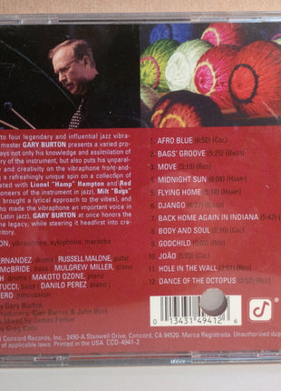Gary Burton : For Hamp, Red, Bags, And Cal (CD, Album)