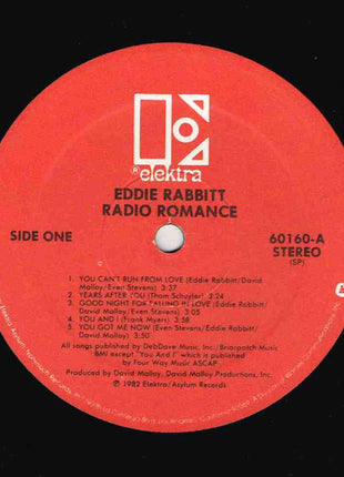 Eddie Rabbitt : Radio Romance (LP, Album, SP )