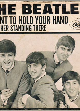 The Beatles : I Want To Hold Your Hand / I Saw Her Standing There (7", Single, Scr)