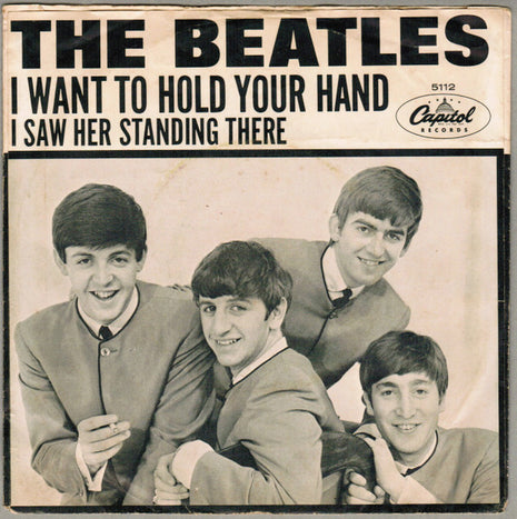 The Beatles : I Want To Hold Your Hand / I Saw Her Standing There (7", Single, Scr)