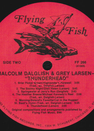 Malcolm Dalglish & Grey Larsen : Thunderhead (LP, Album, Wak)