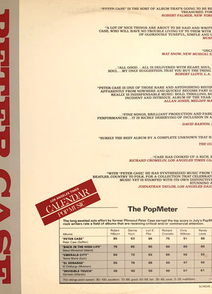 Peter Case : Peter Case (LP, Album, Promo)