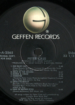 Peter Case : Peter Case (LP, Album, Promo)