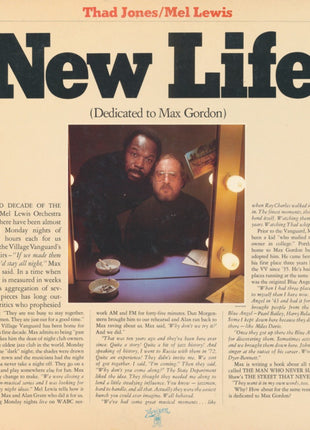 Thad Jones / Mel Lewis* : New Life (Dedicated To Max Gordon) (LP, Album, Uni)